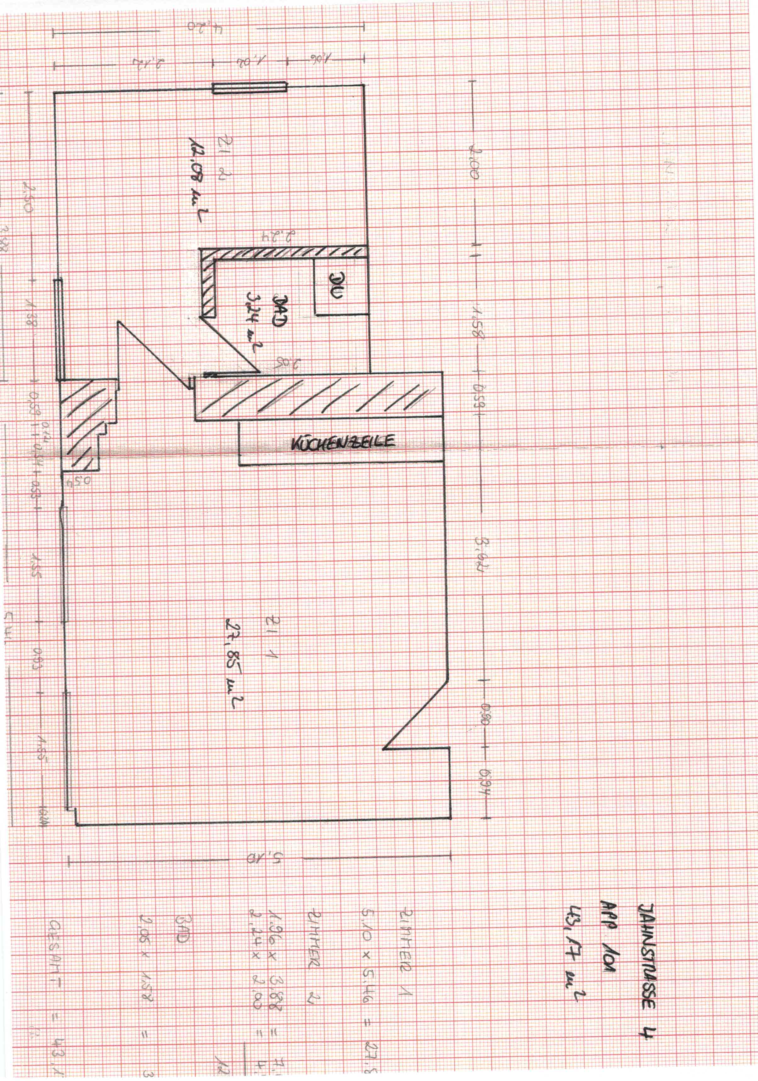 1,5 Zimmer Appartement ab 01.12.2026(Ref: Jahnstraße 4, App. 101)