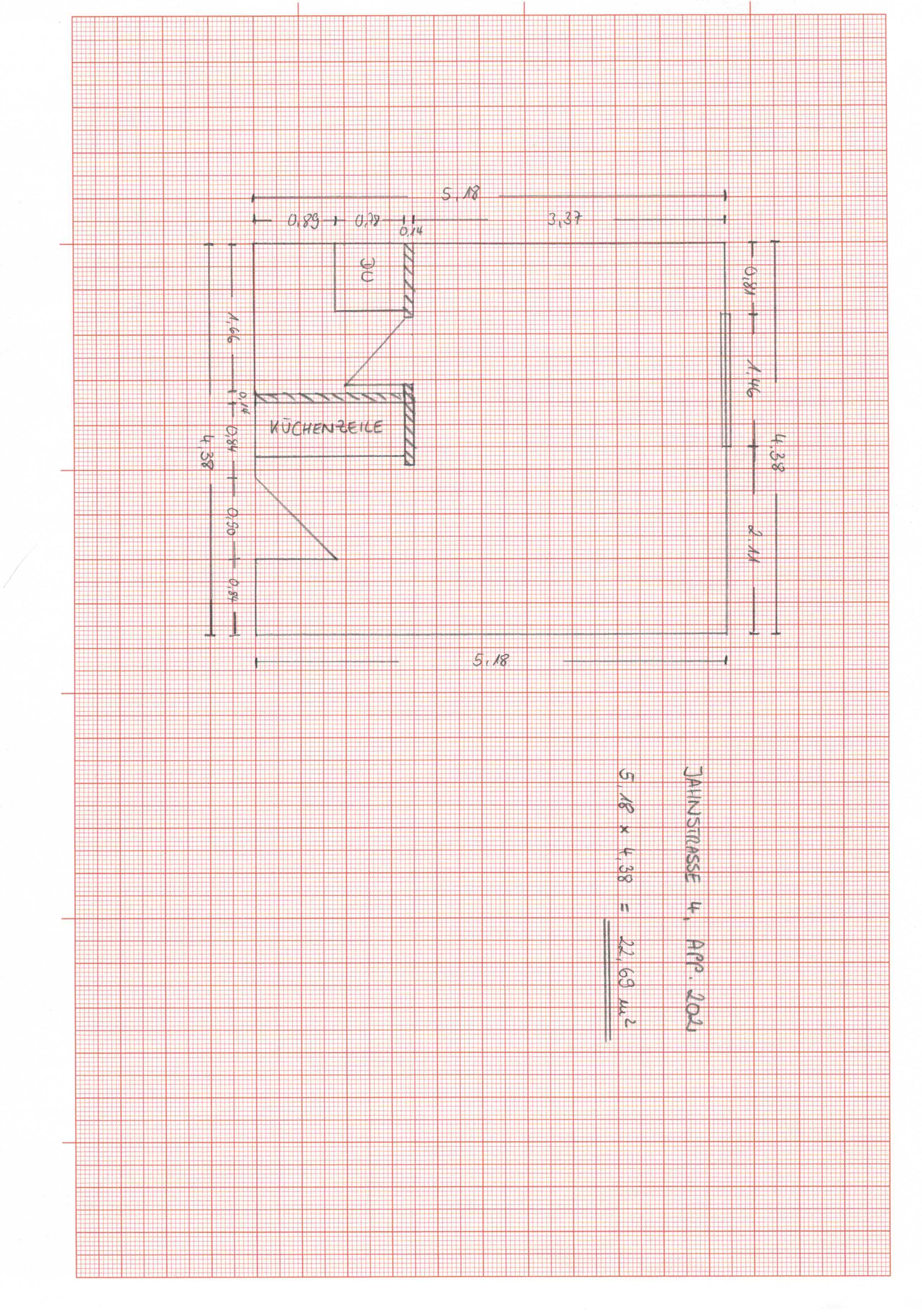 1 Zimmer Appartement ab 01.06.2026 auch früher(Ref. Jahnstr. 4, App. 202)