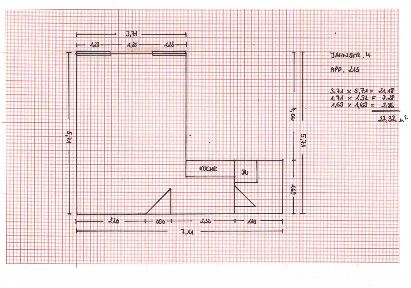 1 Zimmer Appartement ab 01.03.2026 (Ref. Jahnstr. 4, App. 308)